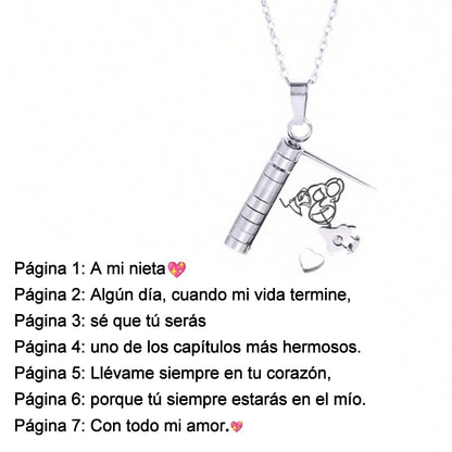 💖 Love Letter Heart Necklace – A Timeless Gift of Love