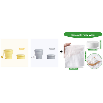 🔥Limited-time offer – 50% off🔥Collapsible Silicone Travel Cup with Lid