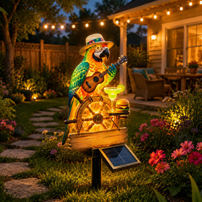 🔥Last Day 49% OFF🔥 - 🌴 Solar-Powered Parrot Garden Light
