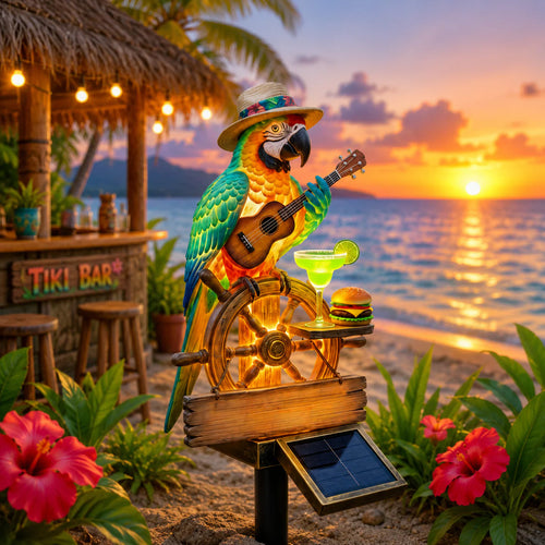 🔥Last Day 49% OFF🔥 - 🌴 Solar-Powered Parrot Garden Light