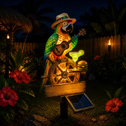 🔥Last Day 49% OFF🔥 - 🌴 Solar-Powered Parrot Garden Light