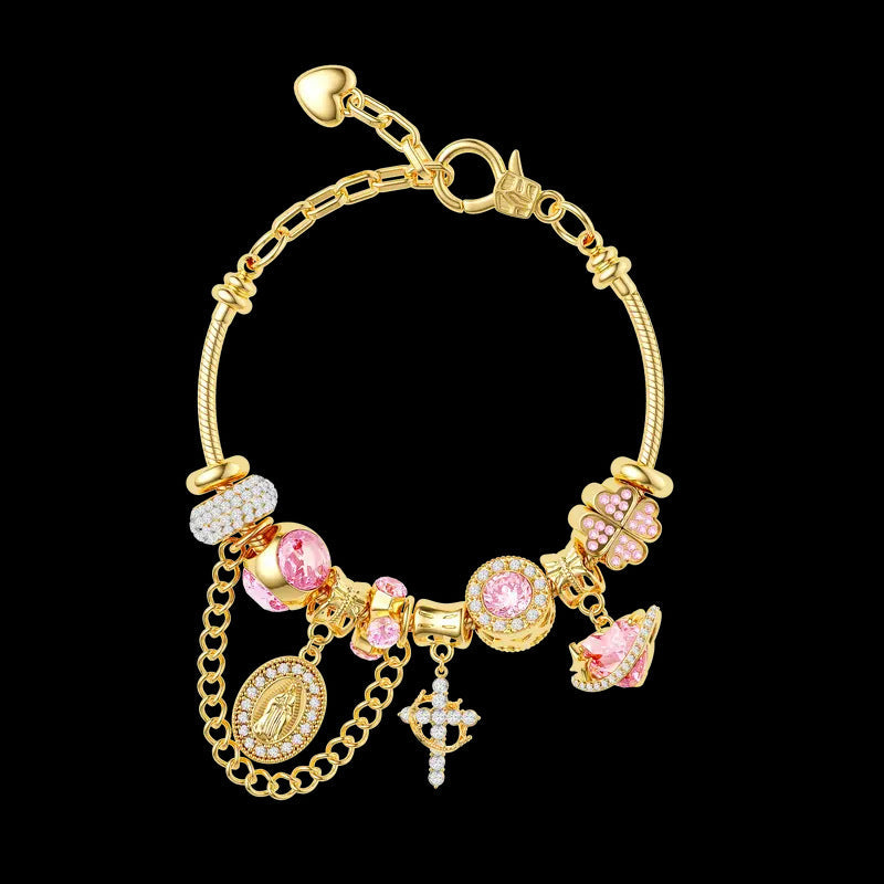 ✨2026 New Model🔥Vintage Virgin Mary Beaded Bracelet