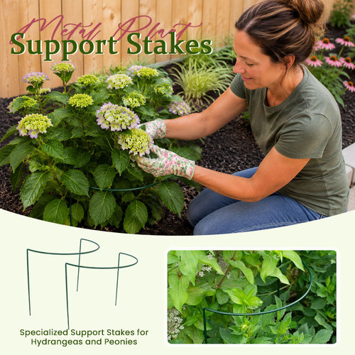🌸 Plant Support Stakes – Stop Flopping & Support Healthy Growth