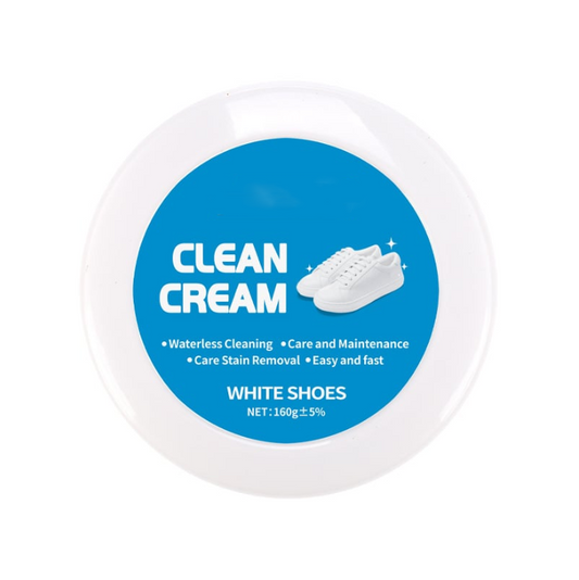 🔥🎁Waterless cleaning cream for white shoes with sponge