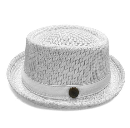 Unisex Breathable Mesh Pork Pie Hat