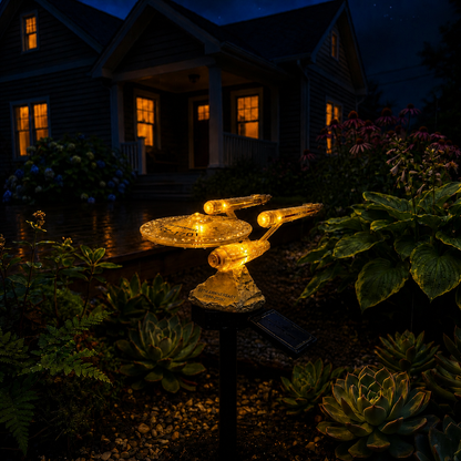 🌌 TODAY ONLY—🔥 Now Only 48% of the Original Price| Sci-Fi Starship Solar Garden Light