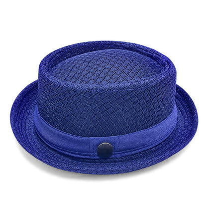 Unisex Breathable Mesh Pork Pie Hat
