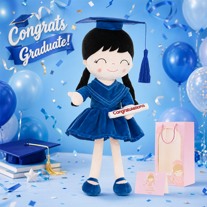 🎓💖 Graduation Girl Plush Doll –  Keepsake Gift for Class of 2026