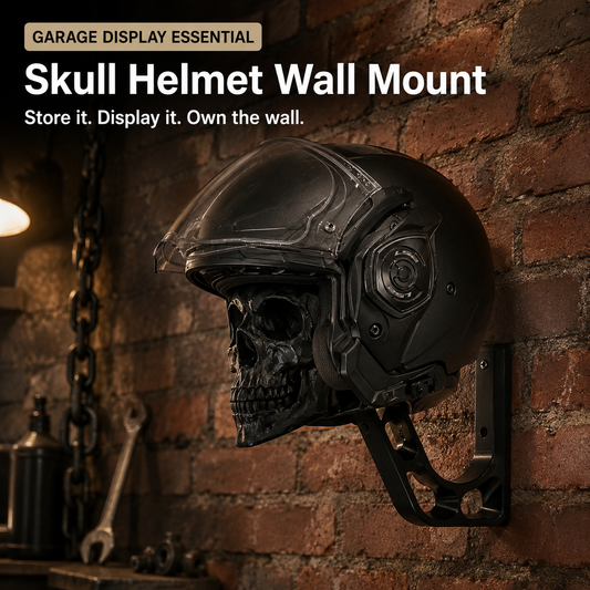 🔥 Limited-Time Offer! 49% OFF - Skull Motorcycle Helmet Wall Mount