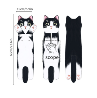 🎁 Early Christmas Sale 🎅 Funny Cat Hand Towels