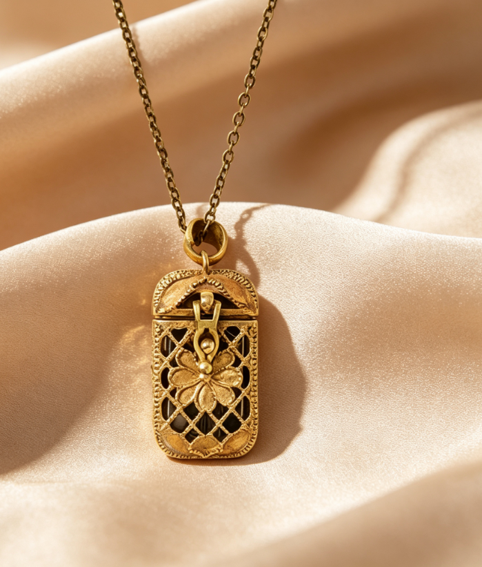 Vintage Tarot Locket Pendant Necklace🥳