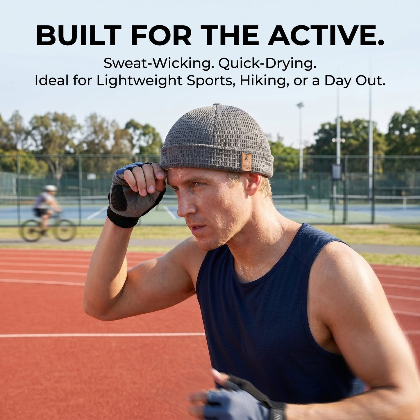 🏆Limited Time Sale 49% OFF🧢Men's Breathable Brimless Docker Hat – Lightweight Mesh Skull Cap for Summer Outdoor Wear