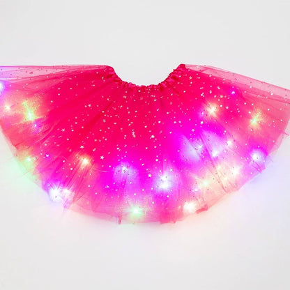 Final Clearance!🌟 Princess Glow LED Skirt | Soft, Safe & Stretchy for All-Day Play– Last Chance at This Price! 🔥🔥Buy 2 Get 10% Off