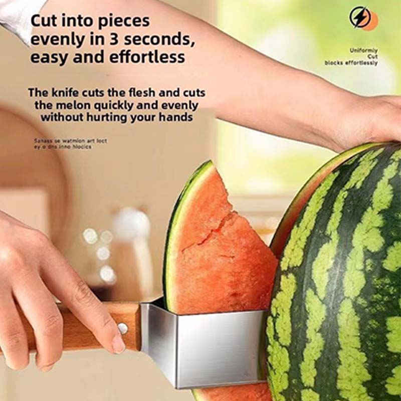 🍉✨Stainless Steel Watermelon Slicer | Fast, Clean & Effortless Cutting