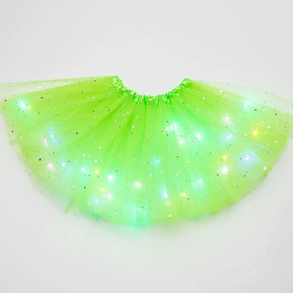 Final Clearance!🌟 Princess Glow LED Skirt | Soft, Safe & Stretchy for All-Day Play– Last Chance at This Price! 🔥🔥Buy 2 Get 10% Off