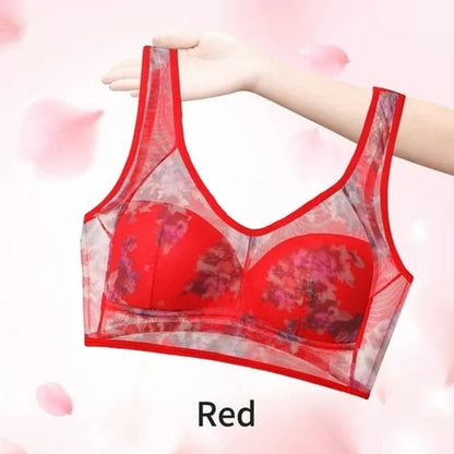 🔥Cooling Comfort Bra Made From Ice Silk And Lace👍
