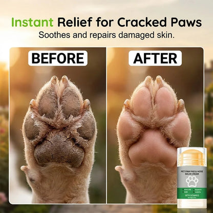 🔥Hot Sale 49% OFF🔥 Moisturizing Pet Paw Balm Stick – Coconut & Beeswax, Lick-Safe, No-Mess 🐾