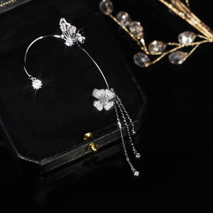 Buy One Get One Free！✨Butterfly Tassel Style Zircon Earrings | Perfect Gift🎁