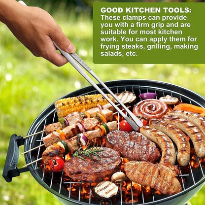 Non-Slip Kitchen Tweezers – 2 PCS   🔥🔥 Buy 2, Get 10% Off