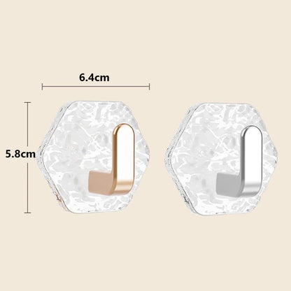 10 PCS Punch-Free Ripple Wall Adhesive Hooks🥳