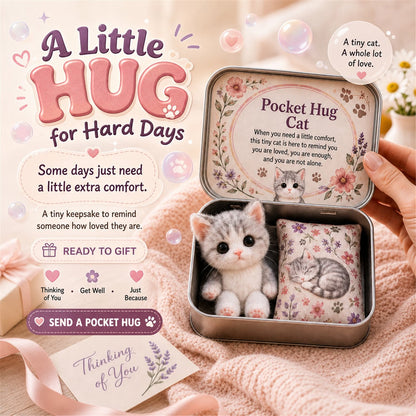 Pocket Hug Plush Keepsake Tin – Mini Comfort Gift