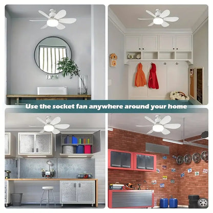 🏆LAST DAY SALE 49% OFF🔥SmartBreez 40W LED Ceiling Fan Light – 20.5” Ultra-Quiet with Remote 🎯 | E27 + FREE B22 Adapter 🔌 | For Bedroom 😴, Kitchen 👩‍🍳 & Garage 🛠️ – UK Ready! 🇬🇧