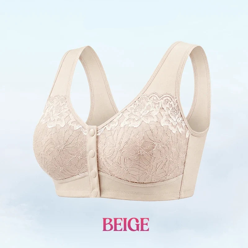 Posy Bra - Front Closure Breathable Cotton Lifting Bra for Seniors