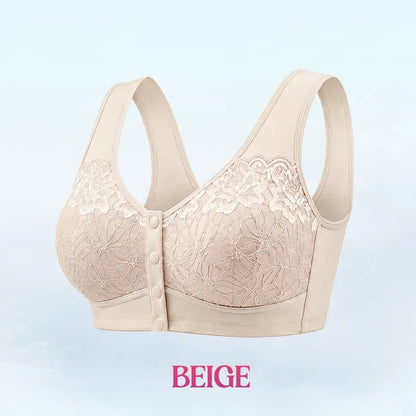 Posy Bra - Front Closure Breathable Cotton Lifting Bra for Seniors