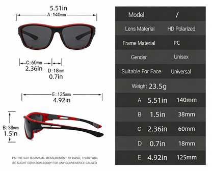 🔥Polarized Cycling Sunglasses For Men And Women, Outdoor Sports Sunglasses, Fashionable Windproof And Dustproof Goggles, Cross-Border Colorful