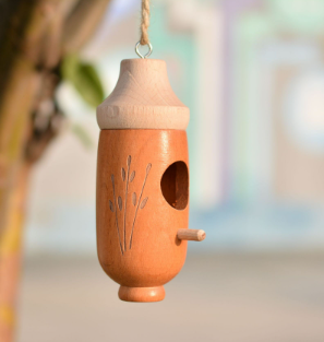 💕Wooden Hummingbird House-Gift for Nature Lovers