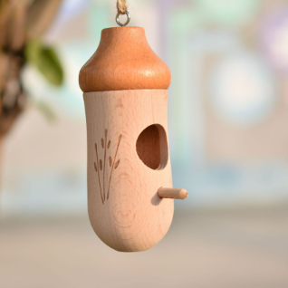 💕Wooden Hummingbird House-Gift for Nature Lovers
