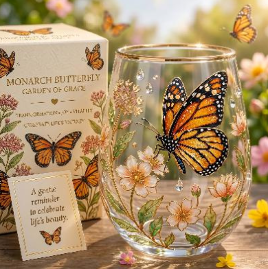 🌸Limited Edition 2026 Hummingbird Morning Bliss Glass Cup☕