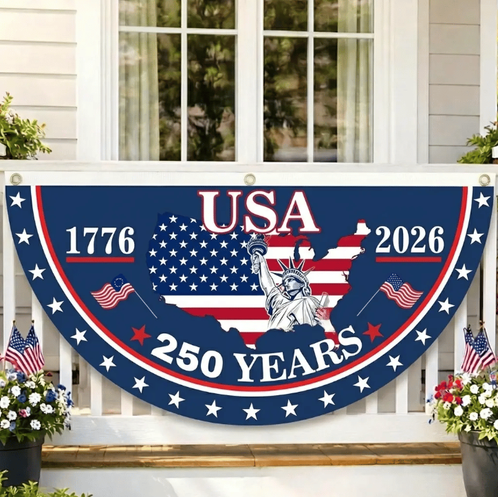 BUY 1 GET 1 FREE!🔥Celebrate America's 250th Birthday Banner