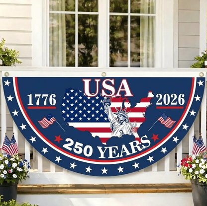 BUY 1 GET 1 FREE!🔥Celebrate America's 250th Birthday Banner