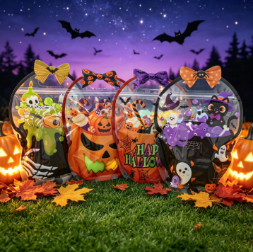 ✨Get Ready for Halloween! Cute & Spooky Resealable Candy Treat Bags🎃