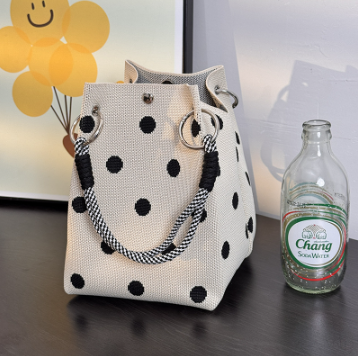 👜🏅Boho Woven Polyester Bucket Bag | Great Value Bohemian Shoulder Purse