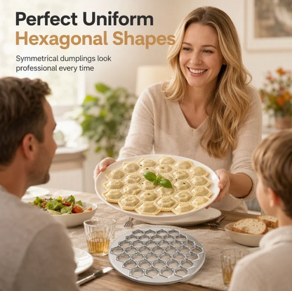 🥟 37-Hole Quick Dumpling Maker – Make 37 Dumplings at Once