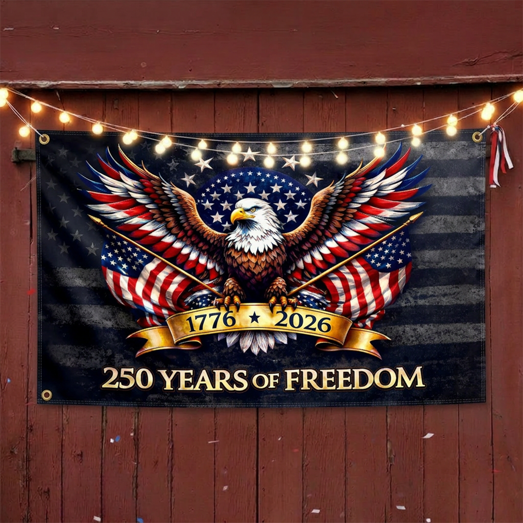 ✨250 Years of America Flag✨FREE SHIPPING🚚,1776 -2026 Patriotic Eagle Flag