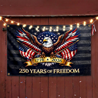 ✨250 Years of America Flag✨FREE SHIPPING🚚,1776 -2026 Patriotic Eagle Flag