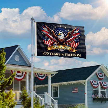 ✨250 Years of America Flag✨FREE SHIPPING🚚,1776 -2026 Patriotic Eagle Flag