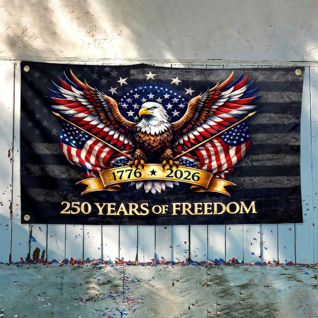 ✨250 Years of America Flag✨FREE SHIPPING🚚,1776 -2026 Patriotic Eagle Flag