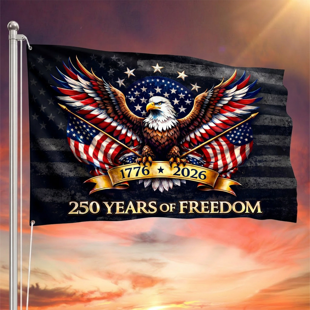 ✨250 Years of America Flag✨FREE SHIPPING🚚,1776 -2026 Patriotic Eagle Flag