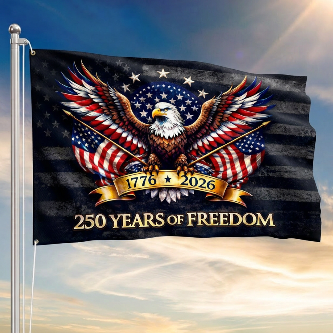 ✨250 Years of America Flag✨FREE SHIPPING🚚,1776 -2026 Patriotic Eagle Flag