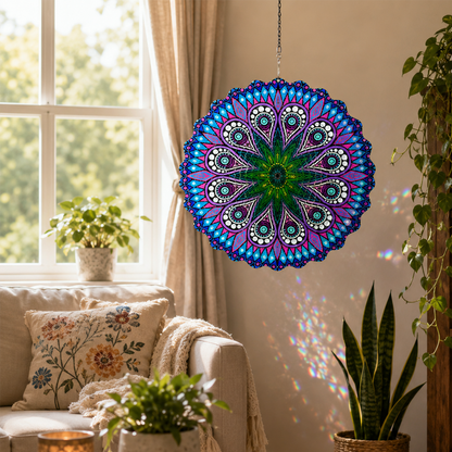✨3D Rotating Wind Spinner🏡Metal Garden Hanging Decor for Patio & Yard
