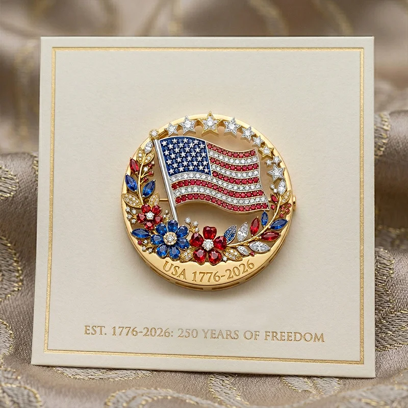 🔥Buy 1 Get 1 Free-US 250th Anniversary Enamel Brooch Pin