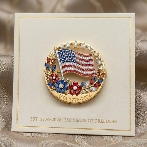 🔥Buy 1 Get 1 Free-US 250th Anniversary Enamel Brooch Pin