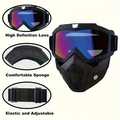 🛡️ Buy 2 Get 1 FREE – Full-Face Safety Goggles with Wide Vision Protection