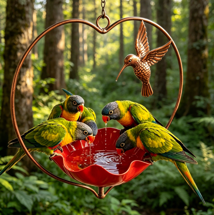 ✨ Hanging Heart Bird Feeder | Stylish Garden & Patio Decor