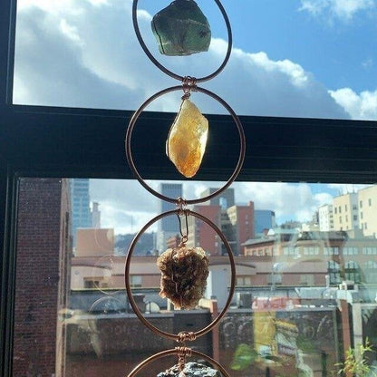 🔥Raw Crystal 7 Chakra Gemstone Wall Decor🥳Buy 2 Get 10% Off