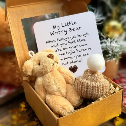 ⏰Final 3 Hours: Only $9.99🎉🎁Handmade Mini Plush Teddy Bear in Box